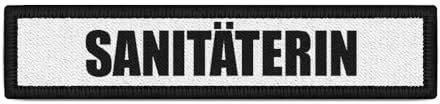 Copytec Patch Sanitäterin SAN First Responder Aufnäher Kennzeichnung #40363