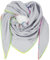 Gloop Damen Schal XXL Dreieckstuch Damen Dreieck Schal Halstuch Baumwolle Musselin Poncho ohne Kratze an Haut Hergestellt in Italien 135 cm×135 cm×220 cm
