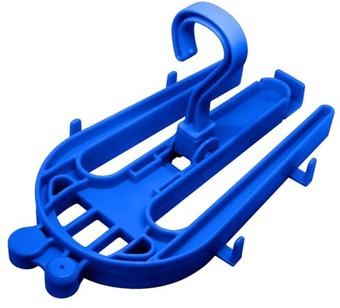 SAEKODIVE Drysuit Hanger for Wetsuit and BCD - Multi-Purpose, Anti-Slip - for Diving Gear and Outdoor Activities (Blue)
