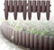 LARS360 11,2m Kunststoff Holzoptik Rasenkante Beeteinfassung Mähkante Garden Border Wetterfest Gartenpalisade Beetzaun 1 Element (L x H): 28 x 24cm Braun
