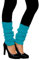 Oblique Unique® Sexy Damen Bein Stulpen Strümpfe für 80er Jahre 80s Motto Party Fasching Karneval Tanzen Aerobic Kostüm Accessoires (Türkis)