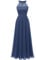 Wedtrend Abendkleid Damen Lang Kleider Damen Sommer Brautjungfernkleider Lila Damen WT0201 GrayishPurple 3XL