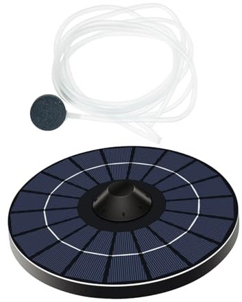 Sosoport Juego de Aireador de Estanque con Energía Solar 22 Unidades Nueva de Flotante para Pecera Piscina para Pájaros al Aire