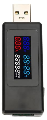 LED USB Spannung Strom Leistungstester Multimeter Schnellladungserkennung Auslöser DC4-30V mit Benutzerhandbuch für Laptop Power Bank Solarpanel