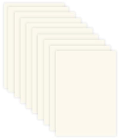 Craft Perfect - Smooth Card - Ivory White - 240gsm A4 (10/PK) - 9897E