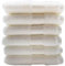 Maisonette Pure 100% Baumwolle Waschlappen (30 x50cm, 6er-Pack) - Gesicht, Hand Elfenbein Handtücher für Badezimmer & Kleine Gästehandtücher