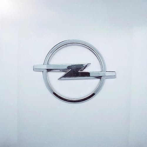 FAGBPEFW Auto Emblem Aufkleber, für Opel Combo/Commodore C/Corsa/Crossland X Auto Front Motorhaube Karosserie Kofferraum 3D Aufkleber Emblem Auto Dekoration