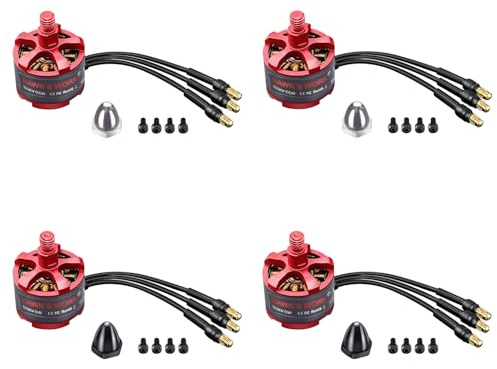 HAWK'S WORK 2212 920KV Bürstenmotor 2-4S für Drohne & Flugzeug (CW&CCW x2) | CW/CCW-Wellen, 2-4S LiPo, 920KV Drehmoment, passt 450/F550/S500 & DJI Phantom, DIY-Drohne/Flugzeug