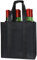 NECXON Borsa Porta Vino 6 Bottiglie con Maniglie, Tessuto Non Tessuto Durevole, Bottiglie con Maniglia per Il Viaggio Picnic BBQ Party trasportare Bevande di Vino, 27x18x27cm