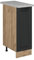 Vicco Armario de Farmacia R-Line, Antracita casa de Campo, 30 cm ET Mármol