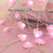 Bedroom Fairy Lights 3 Meters LED Light String with Pink Heart Shapes, Battery-Powered for Wall Decoration, Perfect for Weddings, Parties, Christmas, and Daily Home Décor (Pink)