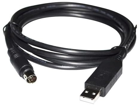 Adaptador USB A Mini DIN 8PIN MD8 Macho Cable DE COMUNICACIÓN Serie RS232/RS485(1.8m,RS232 Cable)