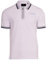 Firetrap Mens Designer Polo T Shirt 1/4 Zip Quarter Zip Textured Cotton Collared Top with Short Sleeves White M