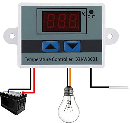 Digital LCD Display Temperature Controller Microcomputer Thermal Regulator Thermocouple Thermostat for Aquariums Seafood Machines Chicken Incubators