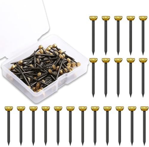 120 Pcs Picture Hanging Nails, Masonry Nails for Brick Wall, Small Wall Nail for Hanging Pictures, Pictures Pins Nail for Walls, Photos, Artwork, Mirrors