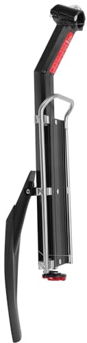 BESPORTBLE Porte-Bagages Arrière Vélo en Alliage D’Aluminium Résistant à L’Usure Fixation Rapide Compatible VTT et Vélo de Route Porte-Bagages Multifonction Garde-Boue Intégré pour Sorties