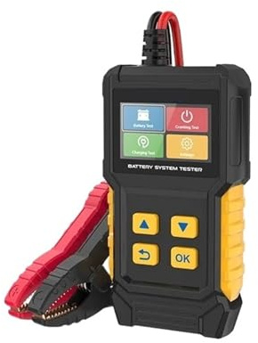 VCHICS Batterielasttester, BT360 8-29 V Autobatterietester, digitaler Kfz-Diagnosetester, Batterietester, Analysator, 30-2000 CCA, Ankurbel- und Ladewerkzeug