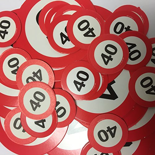 Folat - Confettis XL Panneau de Signalisation 40