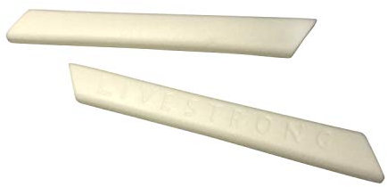 HKUCO White Replacement Silicone Leg Set For Oakley Jawbone Vented Sunglasses Earsocks Rubber Kit