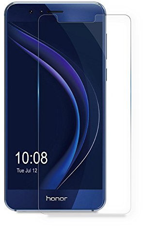 PHONILLICO Verre Trempe Huawei HONOR 8 - Film Protection Ecran Verre Trempe Resistant Vitre Ecran Protecteur Anti Rayure Sans Bulle d’Air Dureté 9H Transparent