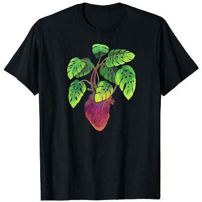 Plant Your Heart - Monstera Leaves T-Shirt