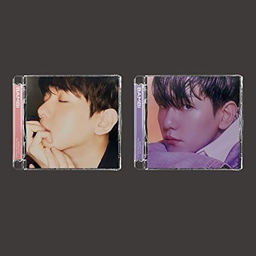 Baekhyun - Bambi (Jewel case ver./Random Cover) (3rd Mini Album) Album+Folded Poster+Extra Photocards Set