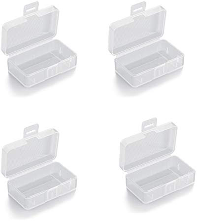 Lot de 4 boîtes de rangement pour piles 9 V 9 V