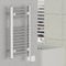 Warmehaus 150W Electric Heated Towel Rail Thermostat 700 x 400mm Electric Towel Rail with Thermostat Electric Ladder Radiator Chrome Curved Towel Warmer