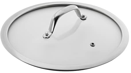 KUHN RIKON Glasdeckel mit Edelstahlgriff, 24 cm
