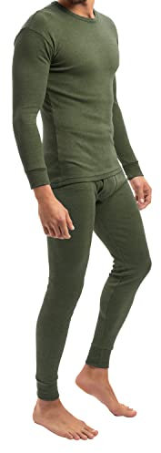 MT Herren Ski- & Thermowäsche Set Light Winter Unterwäsche-Set - Olive XXL