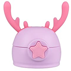 QUNUNOIRE Portatile Borraccia in Acciaio Inox Termica Bottiglia d'Acqua Sportive per Mantenere Caldo e Freddo, Borracce per Bambini Bimbo 500ML Cappuccio Sostituibile Viola