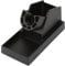 Walfront Aluminum Alloy Soldering Station Holder, Heat Gun Holder, Soldering Iron Stand, Black Base, High Temperature Resistance, Great Heat Dissipation