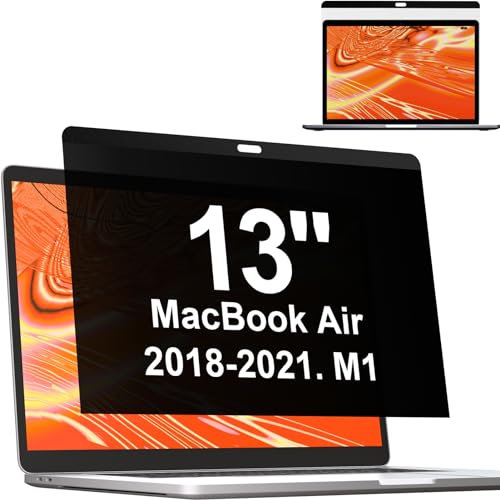 Privacy Screen for MacBook Pro 13 Inch (2016-2022, M1, M2)/MacBook Air 13 in(2018-2021, M1), Magnetic Removable emovable Anti Blue Light Glare Filter Privacy Screen Protector for Mac Pro/Air 13.3in