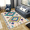 RUGMRZ Deko Für Zimmer Home erker Schlafzimmer Wohnzimmer küche geometrische abstraktion Schlafzimmer deko Mehrfarbig Zimmer Einrichtung balkonteppich deko für Zimmer pflegeleicht160x200CM
