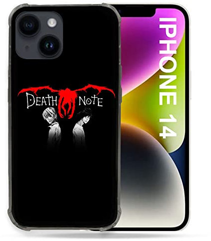 Cokitec Schutzhülle für iPhone 14 (6.1), Manga Death Note, Schwarz