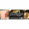 INDIGOS UG - Banner selbst gestalten - Geburtstagsbanner - Happy Birthday mit Wunschtext und Foto - Kinder & Erwachsene - innen & außen - für Geburtstag personalisiert