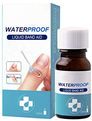 Benda liquida da 10 ml, riparazione attiva della pelle, cerotto liquido, impermeabile, adesivo per la pelle per ferite, colla per la pelle impermeabile, per graffi, ferite e piccoli tagli