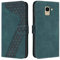 YIRRANZD Coque pour Samsung Galaxy J6 2018, Étui Housse Protection en Cuir PU [Pochette de Portefeuille] [Magnétique], Antichoc Etui à Rabat pour Samsung J6 2018 (Vert)
