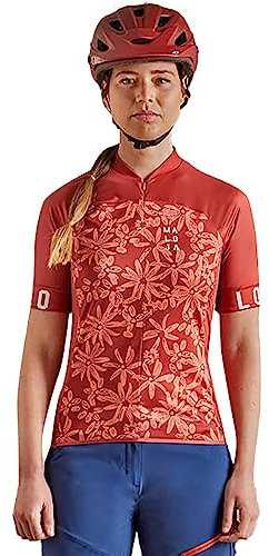 Maloja Damen EnvaliraM. 1/2 Trikot, deep Sunset mountainarnica, M