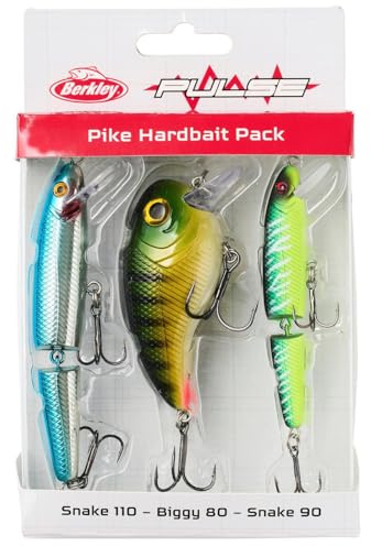 Berkley Pulse Hard Bait Packs, Fiskekrok, Hårda lockar, PredatorFishing, Unisex, Gädda