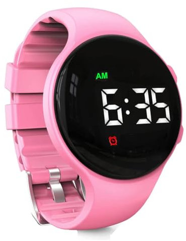 e-vibra Vibrating Alarm Reminder Watch Silent Wake Up Watch - with Multi Alarms and Lock (Pink)