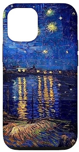 Hülle für iPhone 12/12 Pro Sternennacht Rhone Van Gogh Malerei Handyhülle