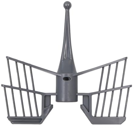 Hsthe Sea Butterfly Whisk for Thermomix TM5 TM6 TM31, Black Butterfly Mixing Blade Food Processor Replacement Kitchen Aid Mixer Accessory Parts Stirrer Bat Parts, Grey, 14.5x14x2.5 CM
