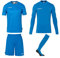 uhlsport Unisex Prediction Torwart Trikotset, Fluo Blau, M EU