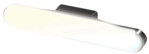 Lunartec Buchlampe: Akku-LED-Leselampe für Wand & Unterschrank, Einstellbarer Winkel, 24cm (LED-Leselicht, Dimmbuchleuchte, Bett)