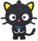 Lisher Noir Cle USB 2.0 en Forme de Chat Flash U Disque Modele 16G Haute Vitesse Rotation Stockage Lecteur