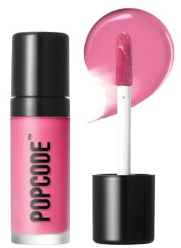 popcode Helles, rosafarbenes Rouge für Wangen, mit einem cremefarbenen Finish, das gemischt und aufgebaut werden kann, Wangenfarbe mit Stabapplikator, mit Hyaluronsäure infundiert