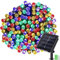 NEXVIN Solar Lichterkette Aussen, 20M 200 LED Lichterkette Außen Solar Wetterfest, 8 Modi Solar Lichterkette Bunt, Lichterkette Solar für Weihnachten Garten Outdoor Party Balkon Weihnachtsbaum Deko