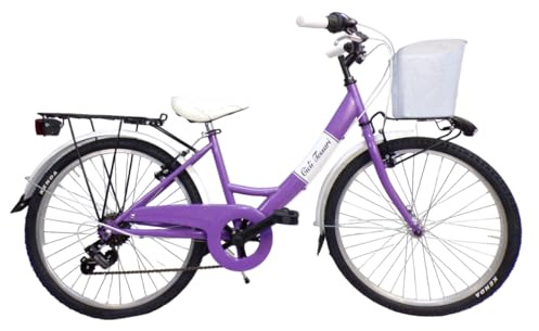 Cicli Tessari - bicicletta da bambina bici 24 city bike per anni 9,10,11,12.
