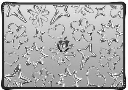 CASETiFY Impact MacBook Pro 16 Zoll (2021 & 2023) Hülle [verbessertes Schutzecken-Design, Belüftungsausschnitte, rutschfester Griff] – Chrom-Kritzeleien